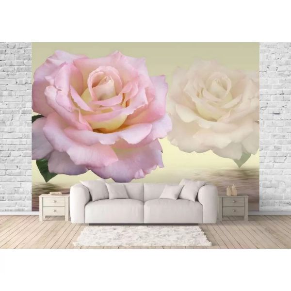 Fototapet  extralavabil-Trandafirul roz - 350x250cm/vinil/vlies