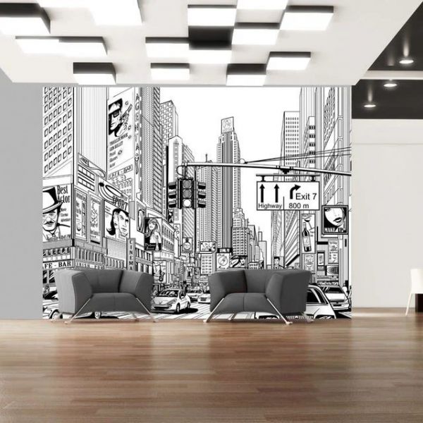 Fototapet New York city - 350x270cm/Vlies/DECO