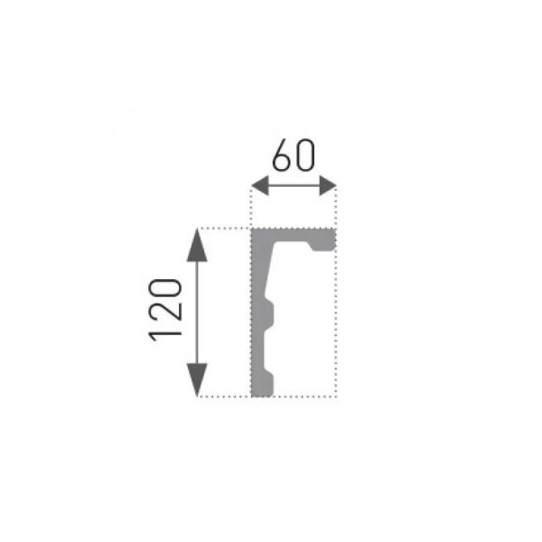 Scafe / Baghete decorative din polistiren iluminat LED - RV-07