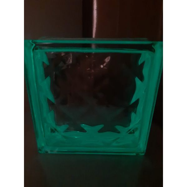 Caramida sticla luminoasa - Verde 