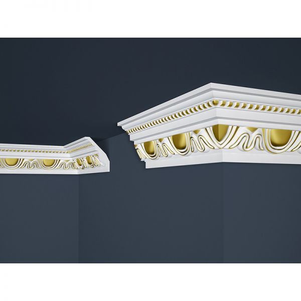 Decoratiuni arhitecturale de interior / Baghete polistiren / Gold / 2 ml