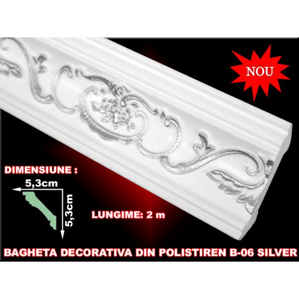 Baghete polistiren extrudat / Gold / Silver /2 ml