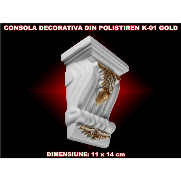 Console decorative din polistiren - ALBE/GOLD/SuperGold