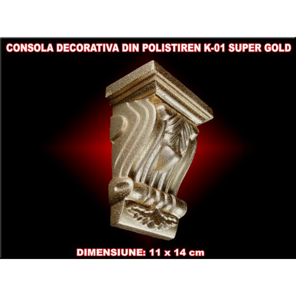 Console decorative din polistiren - ALBE/GOLD/SuperGold