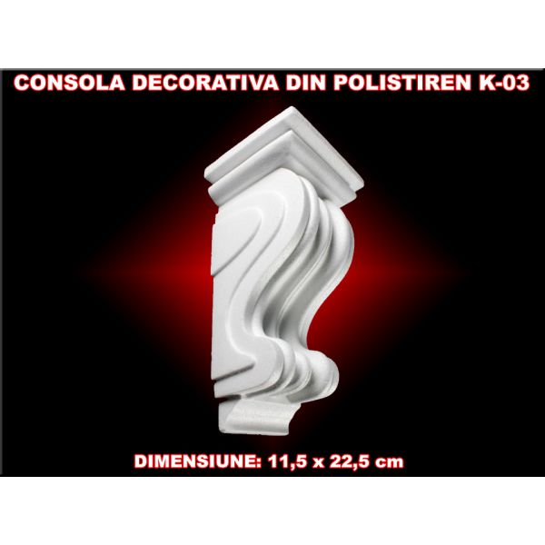 Console decorative din polistiren - ALBE/GOLD/SuperGold