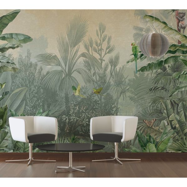 Fototapet natura /vintage/ tropical - 400x280cm/Vlies