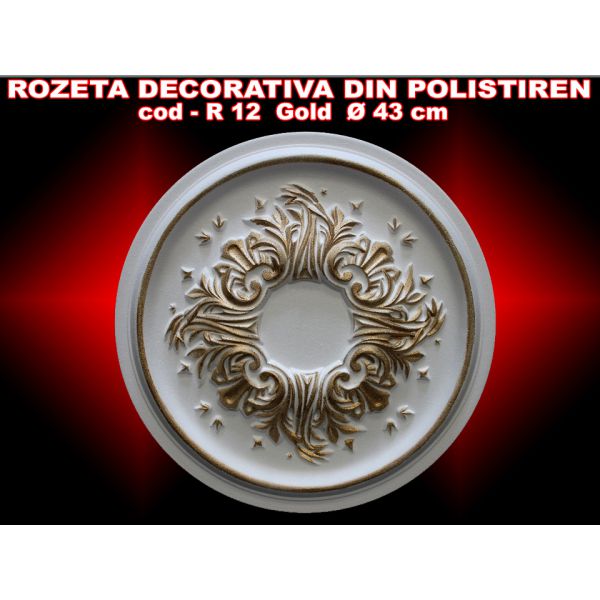 Rozete decorative din polistiren - Gold / SuprGold/Silver