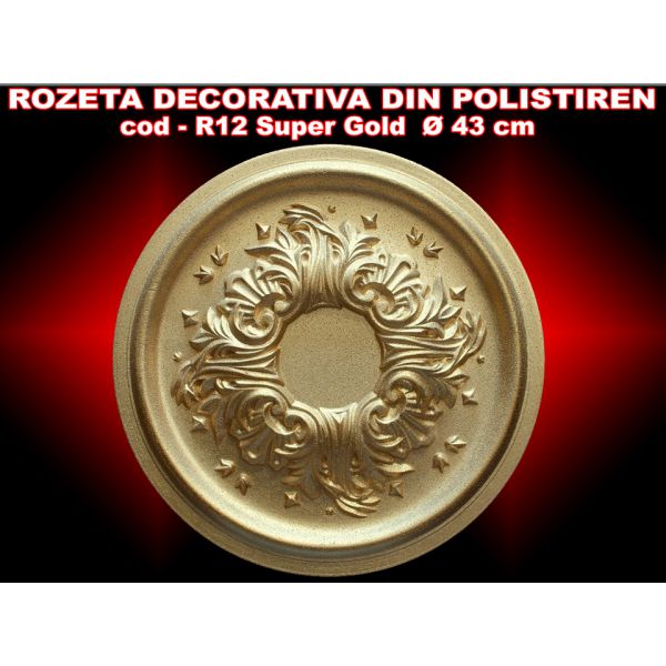 Rozete decorative din polistiren - Gold / SuprGold/Silver