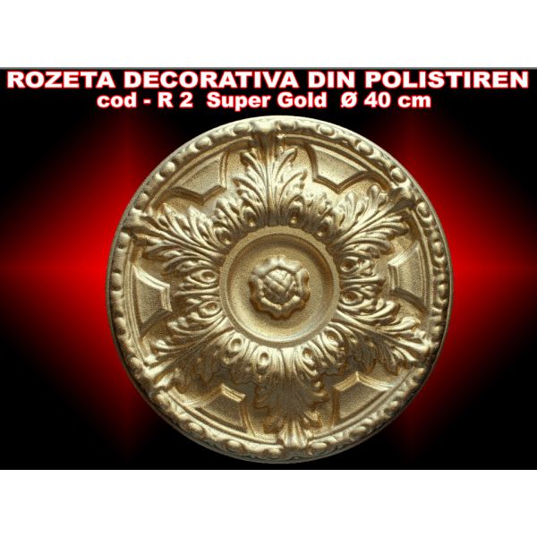 Rozete decorative din polistiren - Gold / SuprGold/Silver