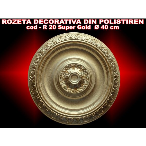 Rozete decorative din polistiren - Gold / SuprGold/Silver