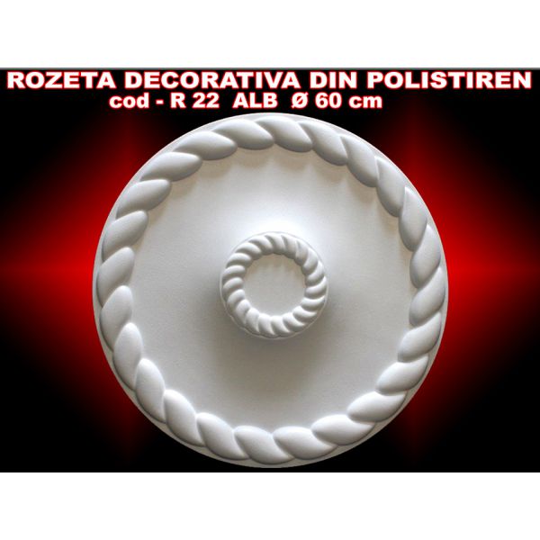 Rozeta decorativa polistiren - 60cm /64