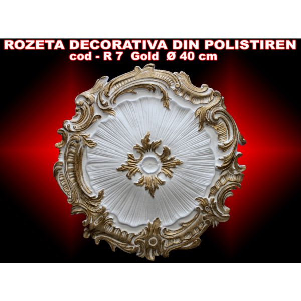 Rozete decorative din polistiren - Gold / SuprGold/Silver