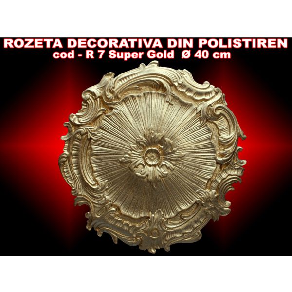 Rozete decorative din polistiren - Gold / SuprGold/Silver