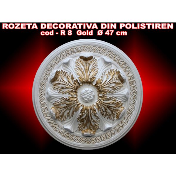 Rozete decorative din polistiren - Gold / SuprGold/Silver