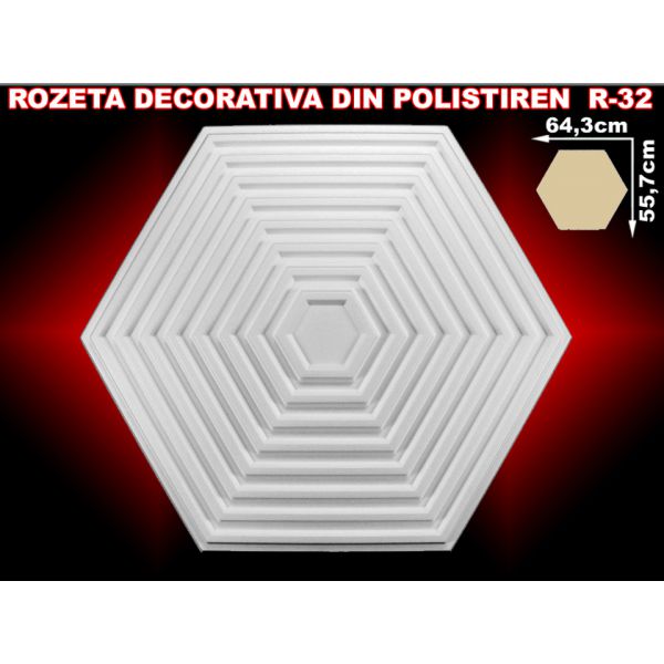 Rozeta decorativa polistiren - 60cm /64/65/66