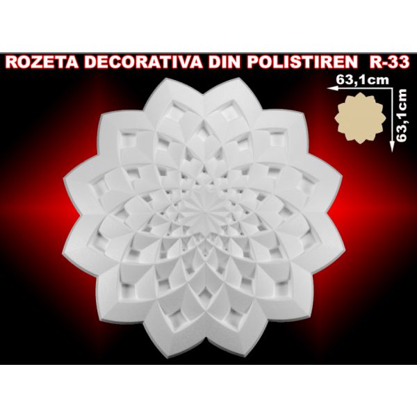 Rozeta decorativa polistiren - 60cm /64/65/66