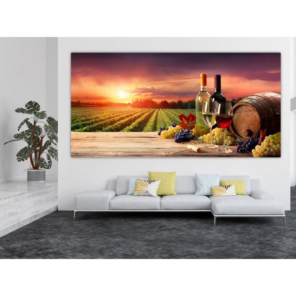 Tablou tematic - In Podgorie - 120x80 /Canvas