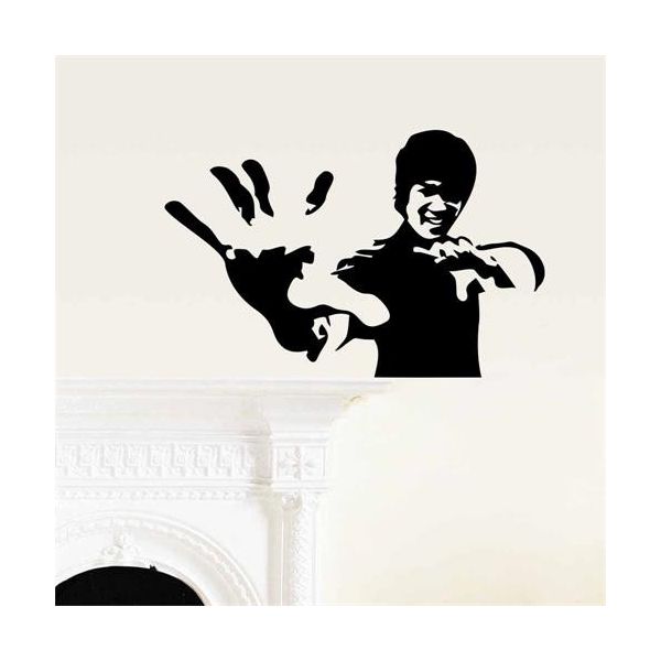 Stiker autocolant  de perete - Bruce LEE/57X37CM