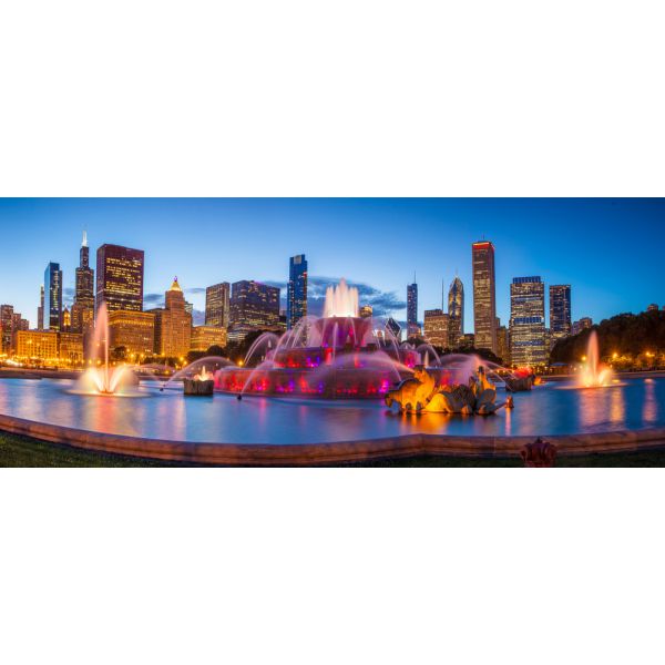 Tablou canvas fotoluminos -Chicago