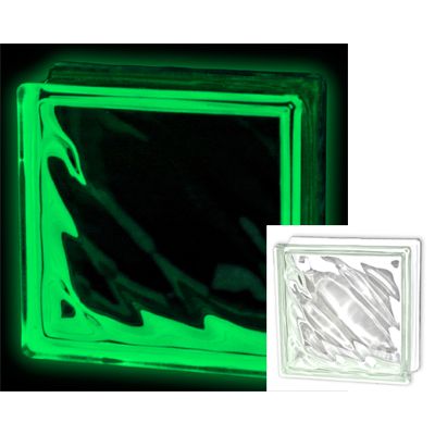 Caramida sticla luminoasa - Verde /Turquoise/Galben/Rosu