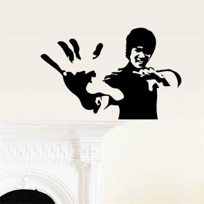 Stiker autocolant  de perete - Bruce LEE/57X37CM